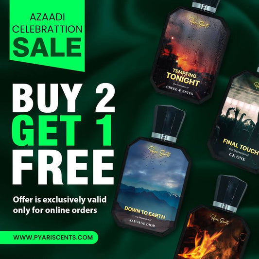 Buy 2 get 1 Free 50ML| Get 3 Perfumes in Price of 2 - Eid Sale